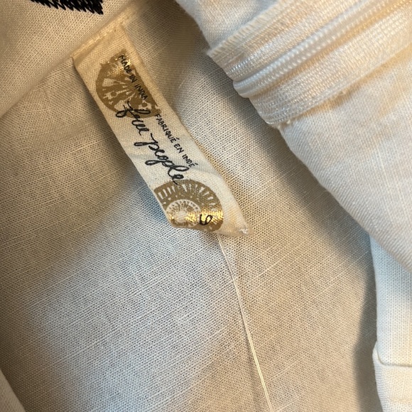 NWT Free People Ivory Dress Sz 6 🖤 - Picture 3 of 8